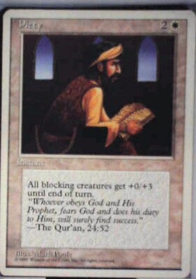 Piety - Fourth Edition: #41, Magic: The Gathering Lp R45