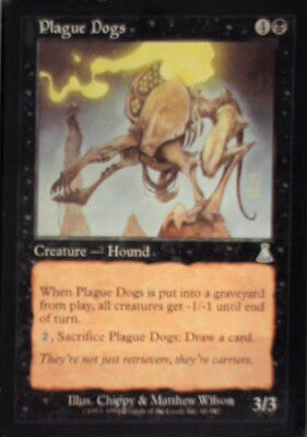 Plague Dogs - Urza's Destiny: #66, Magic: The Gathering Lp R45