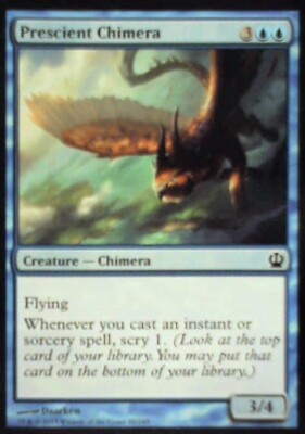 Prescient Chimera - Theros: #59, Magic: The Gathering Nm R74