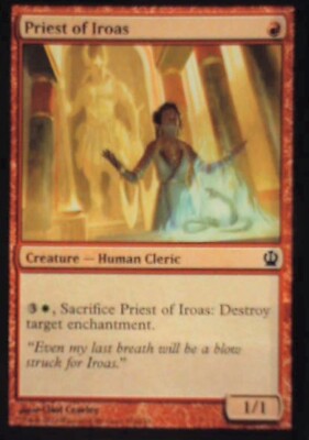 Priest of Iroas - Theros: #134, Magic: The Gathering Nm R74