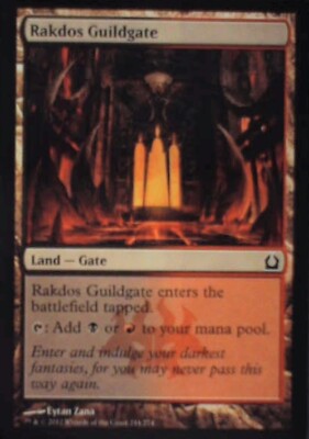 Rakdos Guildgate - Return to Ravnica: #244, Magic: The Gathering Nm R74