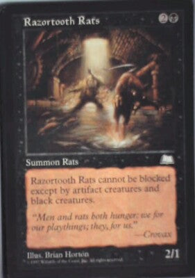 Razortooth Rats - Weatherlight: #78, Magic: The Gathering Lp R45