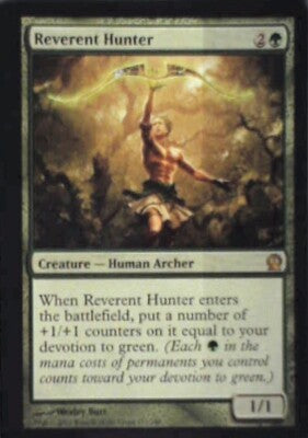Reverent Hunter - Theros: #173, Magic: The Gathering Nm R65