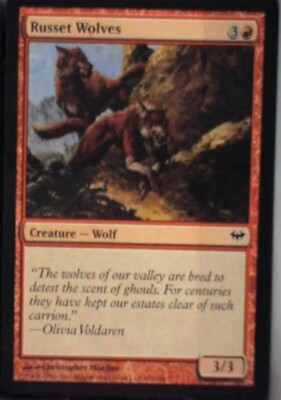 Russet Wolves - Dark Ascension: #102, Magic: The Gathering Nm R74