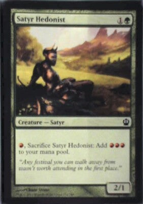 Satyr Hedonist - Theros: #174, Magic: The Gathering Nm R65