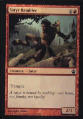Satyr Rambler - Theros: #139, Magic: The Gathering Nm R65