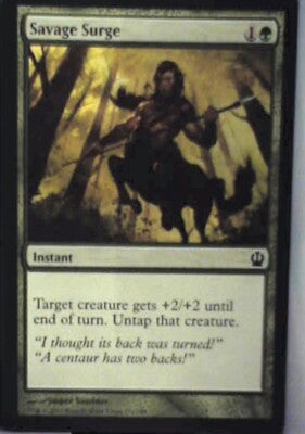 Savage Surge - Theros: #176, Magic: The Gathering Nm R65