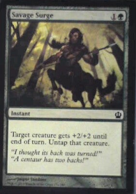 Savage Surge - Theros: #176, Magic: The Gathering Nm R74