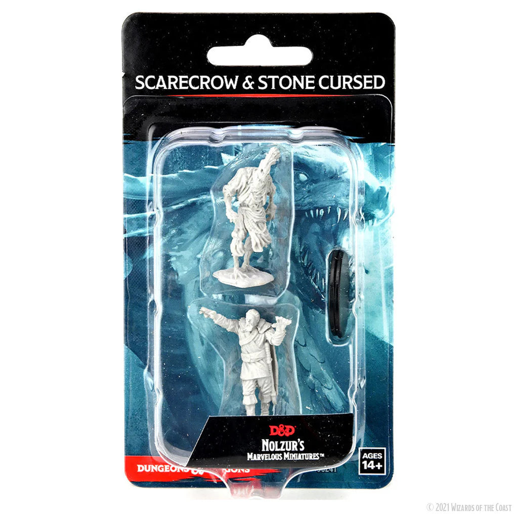 D&D Nolzur's Marvelous Miniatures: Scarecrow & Stone Cursed