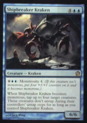 Shipbreaker Kraken - Theros: #63, Magic: The Gathering Nm R65
