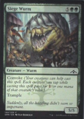 Siege Wurm - Guilds of Ravnica: #144, Magic: The Gathering Nm R55