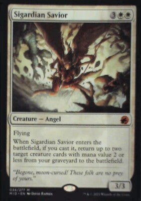 Sigardian Savior - Innistrad: Midnight Hunt: #34, Magic: The Gathering Nm R55