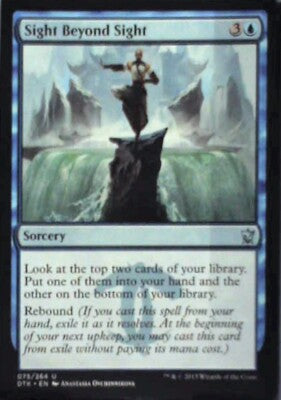 Sight Beyond Sight - Dragons of Tarkir: #75, Magic: The Gathering Nm R55