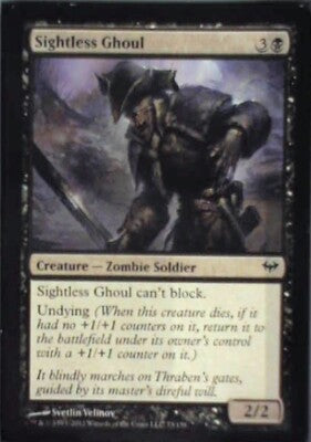 Sightless Ghoul - Dark Ascension: #73, Magic: The Gathering Nm R55