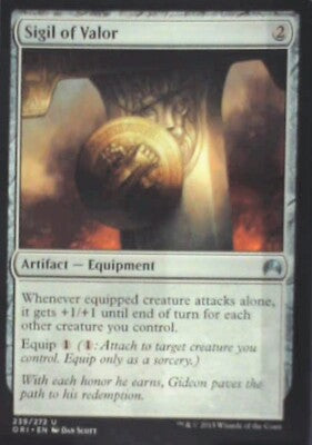 Sigil of Valor - Magic Origins: #239, Magic: The Gathering Nm R55
