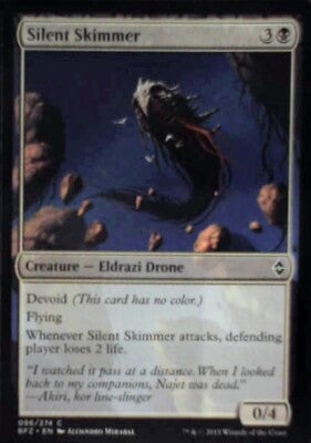 Silent Skimmer - Battle for Zendikar: #96, Magic: The Gathering Nm R55