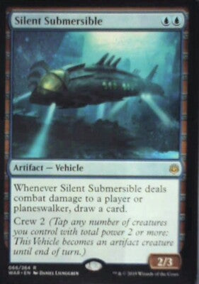 Silent Submersible - War of the Spark: #66, Magic: The Gathering Nm R55