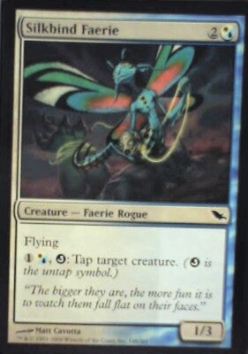 Silkbind Faerie - Shadowmoor: #148, Magic: The Gathering Nm R55