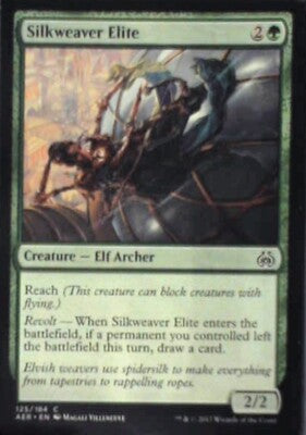 Silkweaver Elite - Aether Revolt: #125, Magic: The Gathering Nm R55