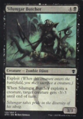 Silumgar Butcher - Dragons of Tarkir: #122, Magic: The Gathering Nm R55