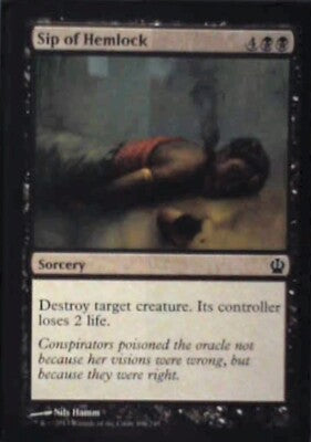 Sip of Hemlock - Theros: #106, Magic: The Gathering Nm R65