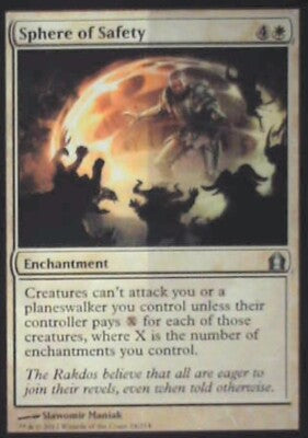 Sphere of Safety - Return to Ravnica: #24, Magic: The Gathering Nm R65