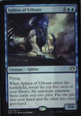 Sphinx of Uthuun - Duel Decks: Speed vs. Cunning: #59, Magic: The Gathering