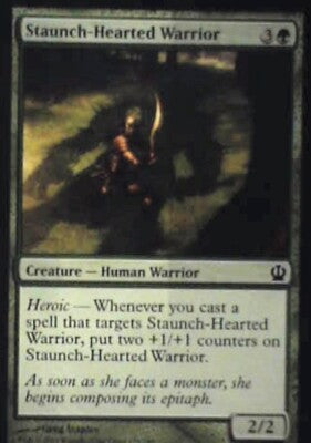 Staunch-Hearted Warrior - Theros: #179, Magic: The Gathering Nm R65