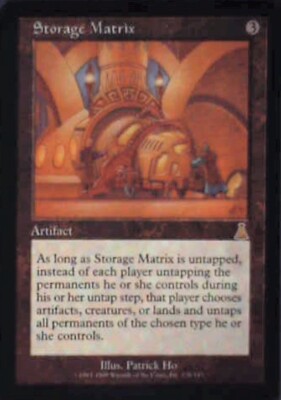 Storage Matrix - Urza's Destiny: #138, Magic: The Gathering Lp R45