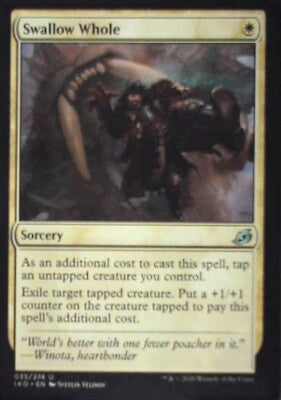 Swallow Whole - Ikoria: Lair of Behemoths: #35, Magic: The Gathering Nm R73