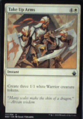 Take Up Arms - Battlebond: #111, Magic: The Gathering Nm R73