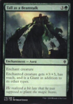 Tall as a Beanstalk - Throne of Eldraine: #178, Magic: The Gathering Nm R73