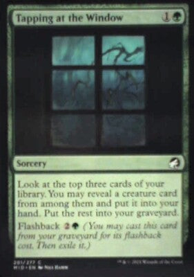 Tapping at the Window - Innistrad: Midnight Hunt: #201, MTG Nm R73