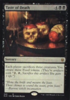 Taste of Death - Throne of Eldraine: #320, Magic: The Gathering Nm R73