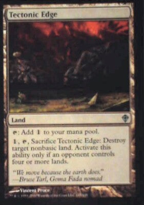 Tectonic Edge - Worldwake: #145, Magic: The Gathering Nm R73