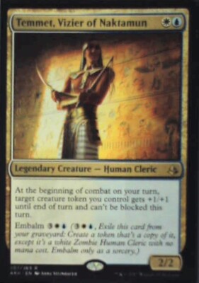 Temmet, Vizier of Naktamun - Amonkhet: #207, Magic: The Gathering Nm R73