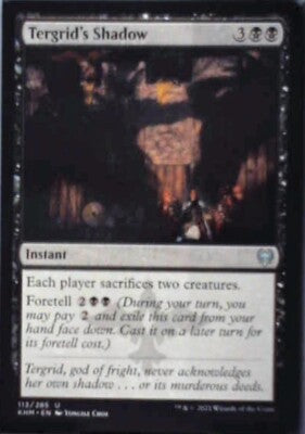 Tergrid's Shadow - Kaldheim: #113, Magic: The Gathering Nm R73