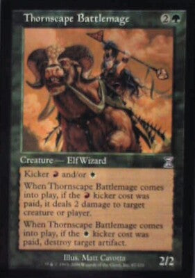Thornscape Battlemage - Timeshifted: #87, Magic: The Gathering Nm R55