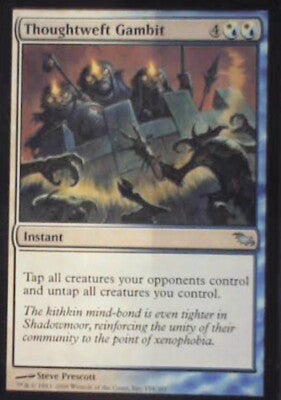 Thoughtweft Gambit - Shadowmoor: #154, Magic: The Gathering Nm R73