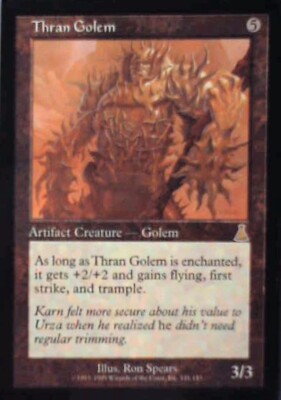 Thran Golem - Urza's Destiny: #141, Magic: The Gathering Lp R45