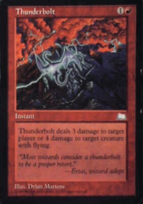 Thunderbolt - Weatherlight: #115, Magic: The Gathering Lp R45