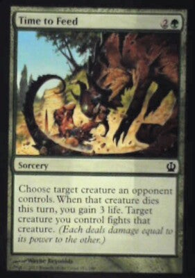 Time to Feed - Theros: #181, Magic: The Gathering Nm R65