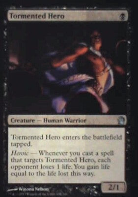 Tormented Hero - Theros: #108, Magic: The Gathering Nm R65