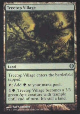 Treetop Village - Duel Decks: Knights vs. Dragons: #38, Magic: The Gathering