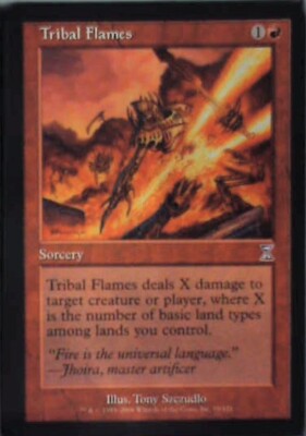 Tribal Flames - Timeshifted: #70, Magic: The Gathering Nm R55