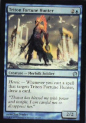 Triton Fortune Hunter - Theros: #69, Magic: The Gathering Nm R65