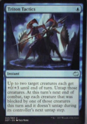 Triton Tactics - Duel Decks: Merfolk vs. Goblins: #23, Magic: The Gathering