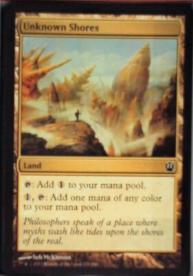 Unknown Shores - Theros: #229, Magic: The Gathering Nm R65