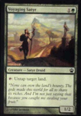 Voyaging Satyr - Theros: #182, Magic: The Gathering Nm R65
