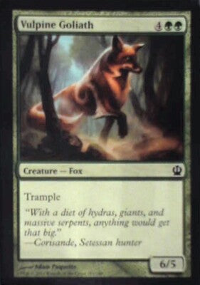 Vulpine Goliath - Theros: #183, Magic: The Gathering Nm R65